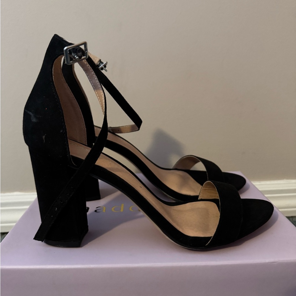 Black Strappy Heels